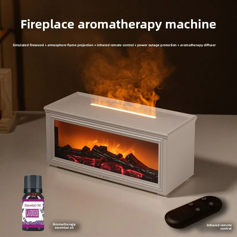 7 Colors Air Humidifier Essential Oils Humidifiers Home Aroma Humidifier Flame Automatic Fragrance Diffuser With LED Light Remote Control