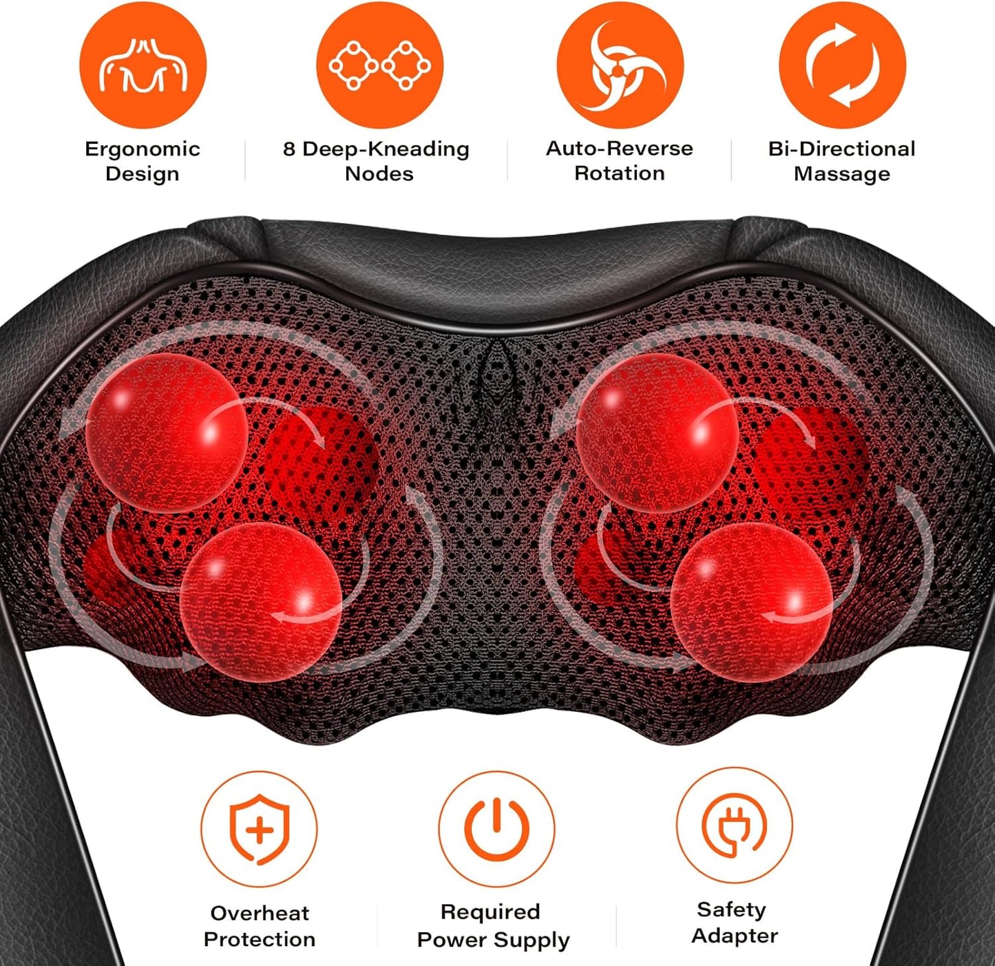 ReliefWrap Deep Tissue Heated Neck Massager