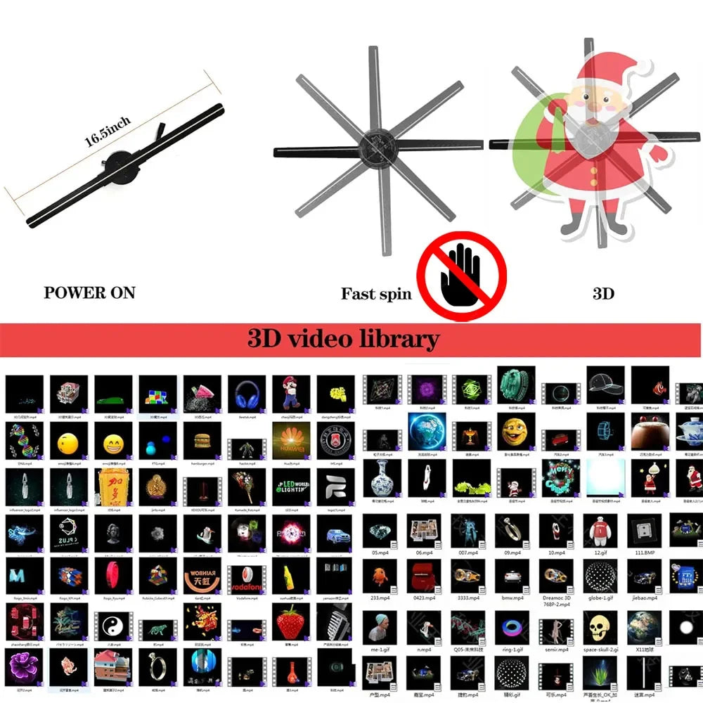 HoloVision 3D Projection Display