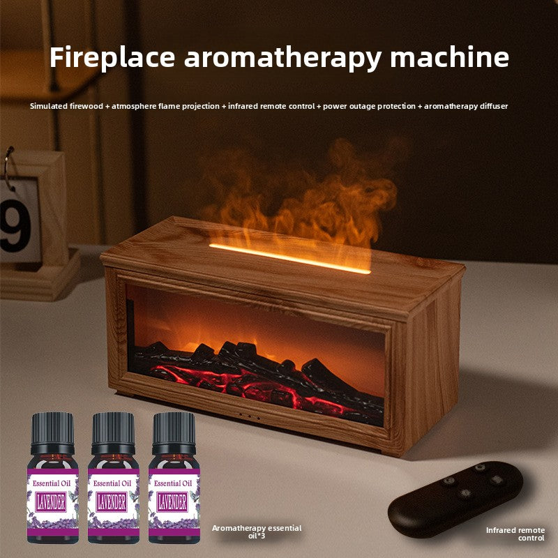 7 Colors Air Humidifier Essential Oils Humidifiers Home Aroma Humidifier Flame Automatic Fragrance Diffuser With LED Light Remote Control