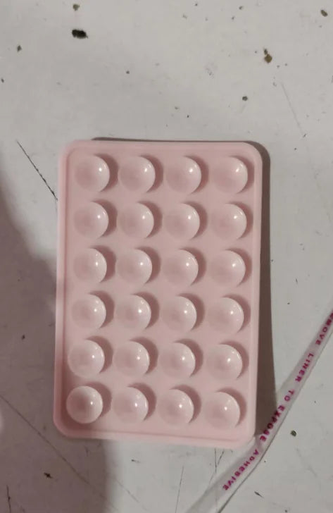 Suction Phone Case Mount, Sillicon Adhesive Phone Accessory for iPhone and Android, Hands-Free Fidget Toy Mirror Shower Phone Holder, Tiktok Videos and Selfies